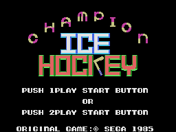Заставка игры Champion Ice Hockey